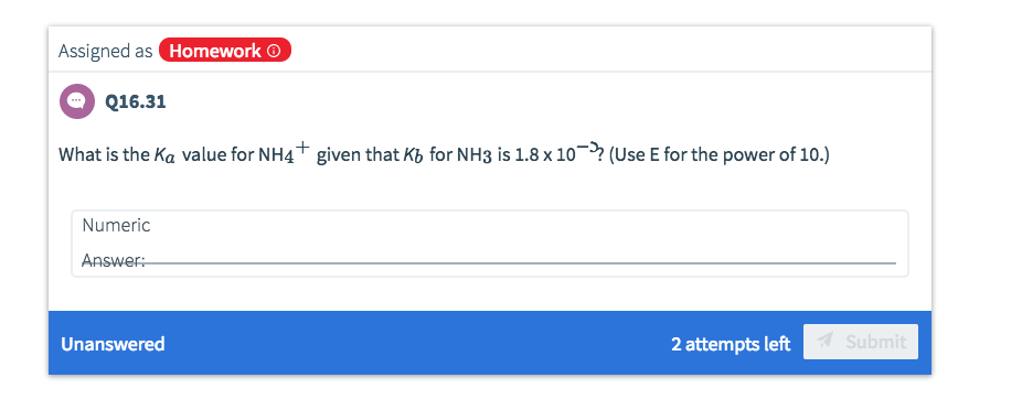 Solved Assigned As Homework O Q16 31 Se Numeric An Chegg