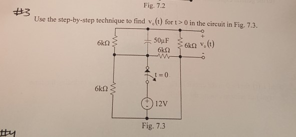 Solved Fig Use The Step By Step Technique To Find V Chegg