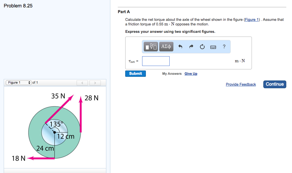 Solved Calculate The Net Torque About The Axle Of The Wheel Chegg