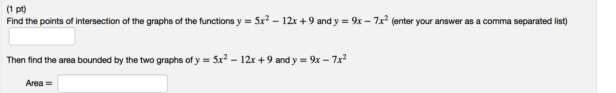 Solved Find The Points Of Intersection Of The Graphs Of The Chegg