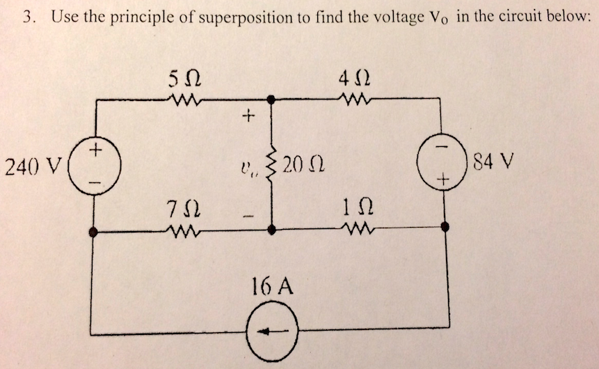 Solved Use The Principle Of Superposition To Find The Chegg