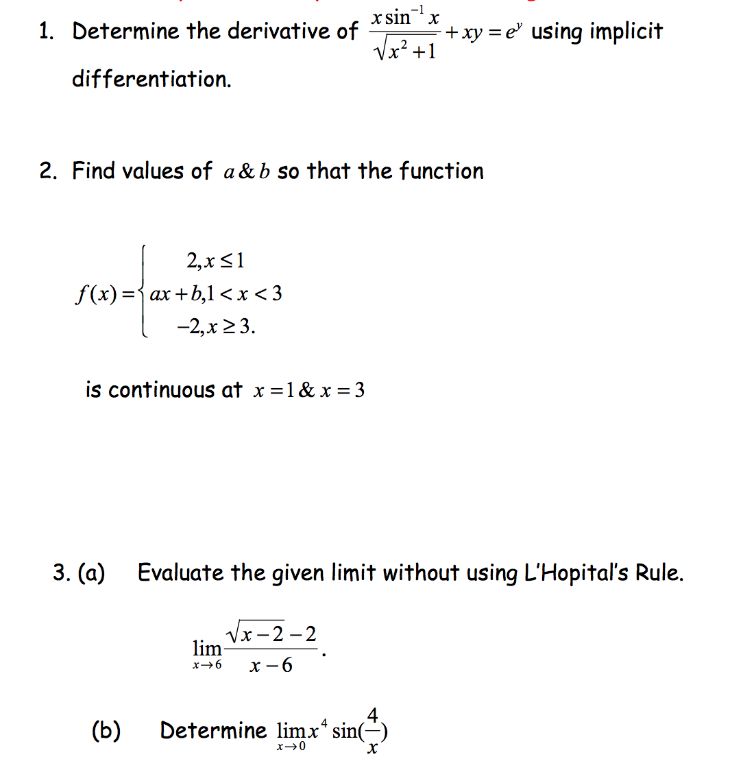 solved-1-determine-the-derivative-of-x-sin-1x-square-r-chegg