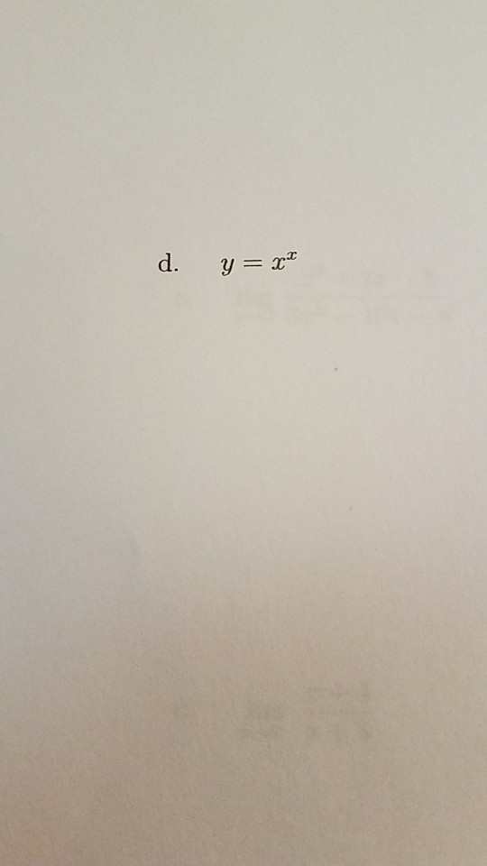 Solved Find The Derivative Of The Following Chegg