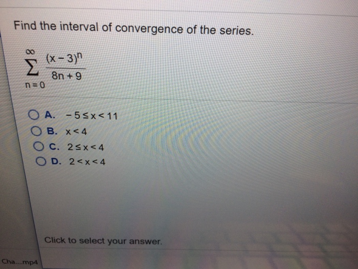 Solved Find The Interval Of Convergence Of The Series Chegg