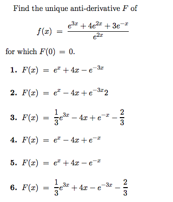 antiderivative of e 2x 3