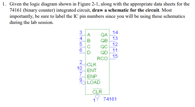 Solved 1. Given the logic diagram shown in Figure 2-1, along