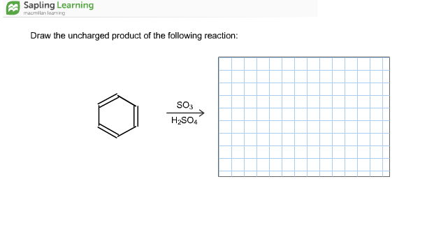 Sapling Learning Draw The Uncharged Product Of The... | Chegg.com Sapling Learning Draw The Uncharged Product Of The... | Chegg.com