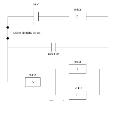 Solved Figure Shows A Circuit With Four Resistors A B C Chegg