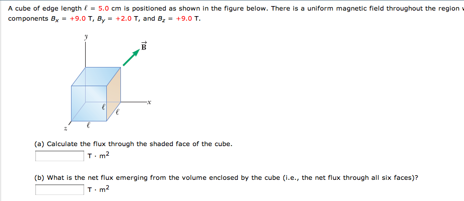 solved-a-cube-of-edge-length-l-5-0-cm-is-positioned-as-chegg