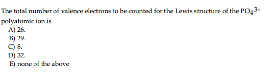 total number of electrons in po43-