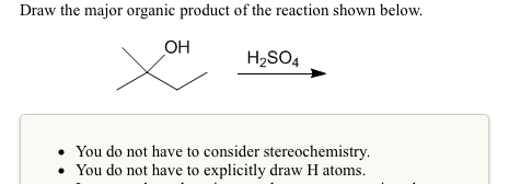 Draw The Major Organic Product Of The Reaction Sho... | Chegg.com Draw The Major Organic Product Of The Reaction Sho... | Chegg.com