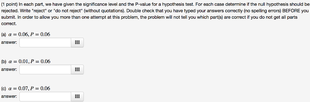 Solved 1 Point In Each Part We Have Given The Chegg