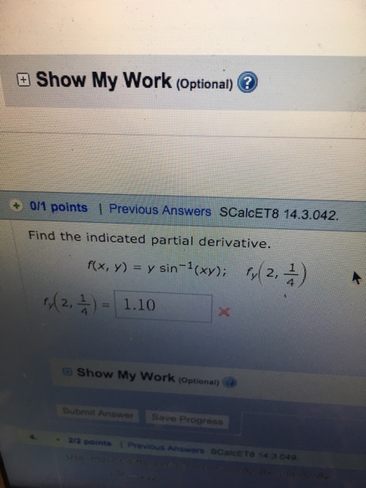 Solved Find The Indicated Partial Derivative F X Y Y Chegg