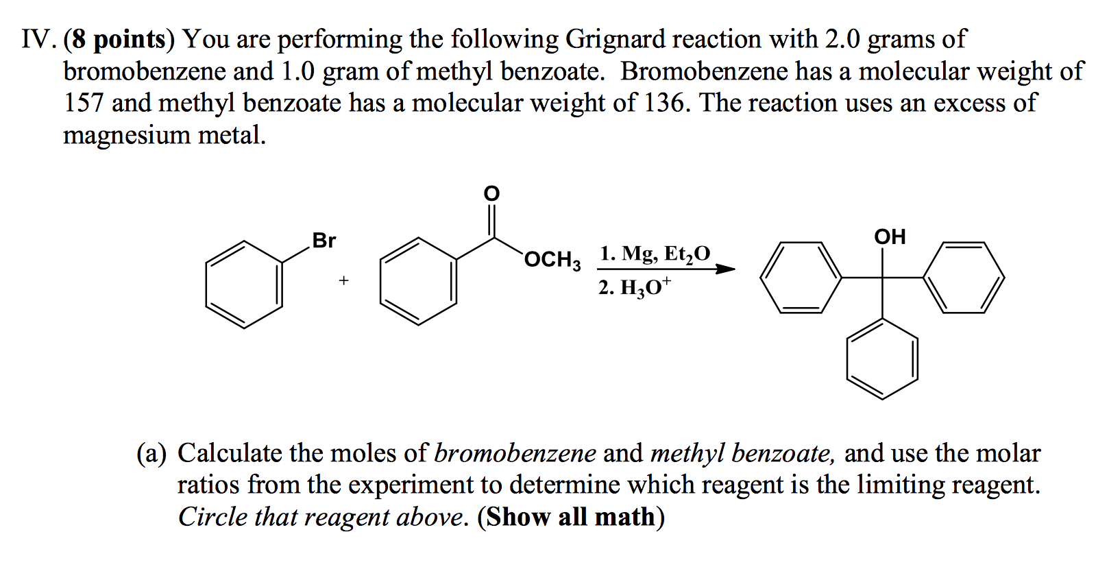 bromobenzene grignard reaction mechanism