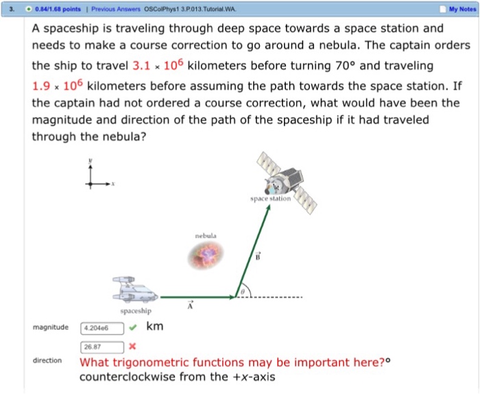 Solved A Spaceship Is Traveling Through Deep Space Towards A Chegg