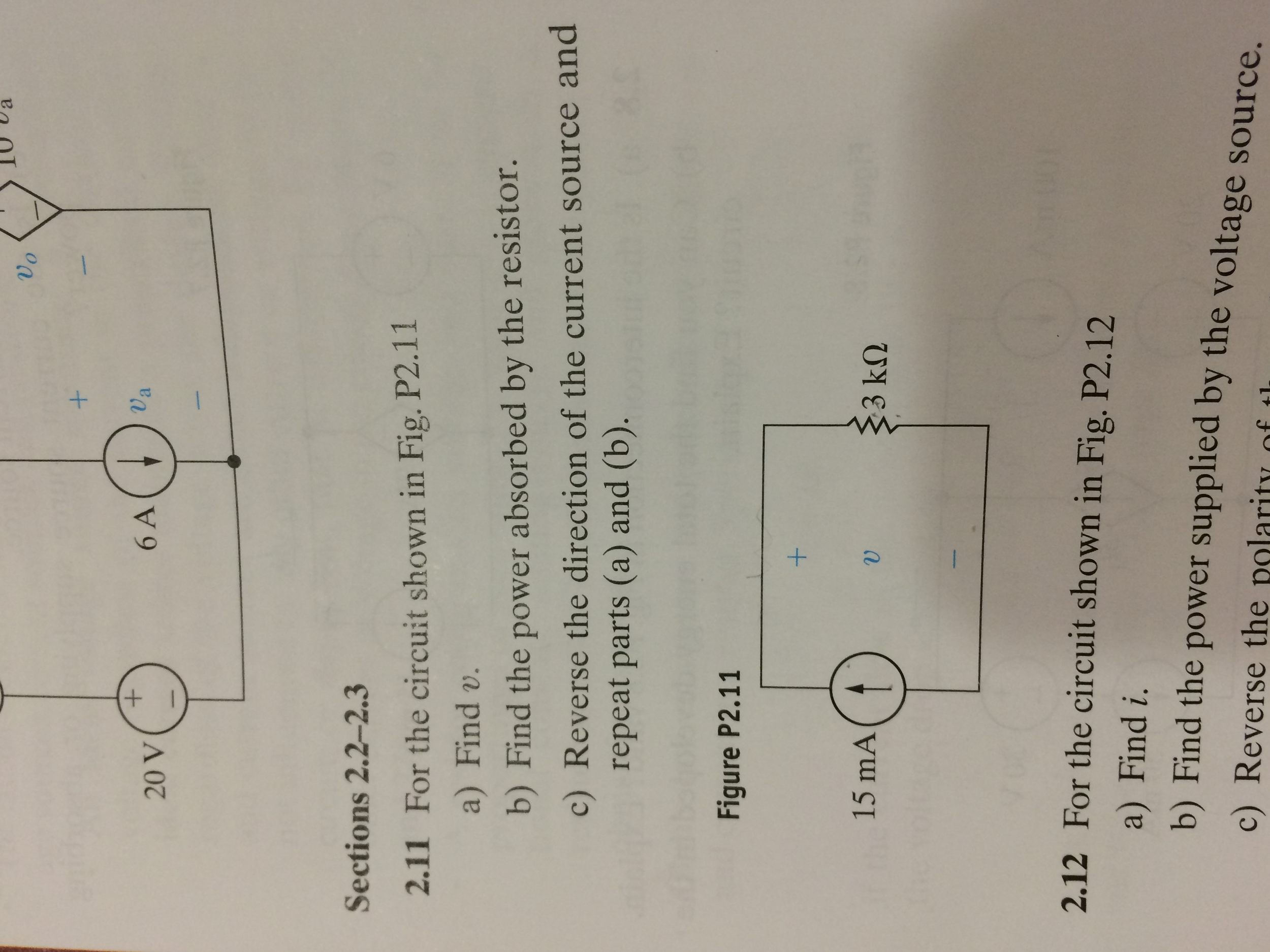 Solved For The Circuit Shown In Fig P A Find V B Find Chegg