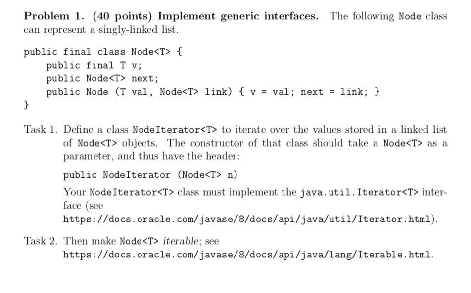 Solved Problem 2 50 Points Implement A Nicer Linked Li Chegg