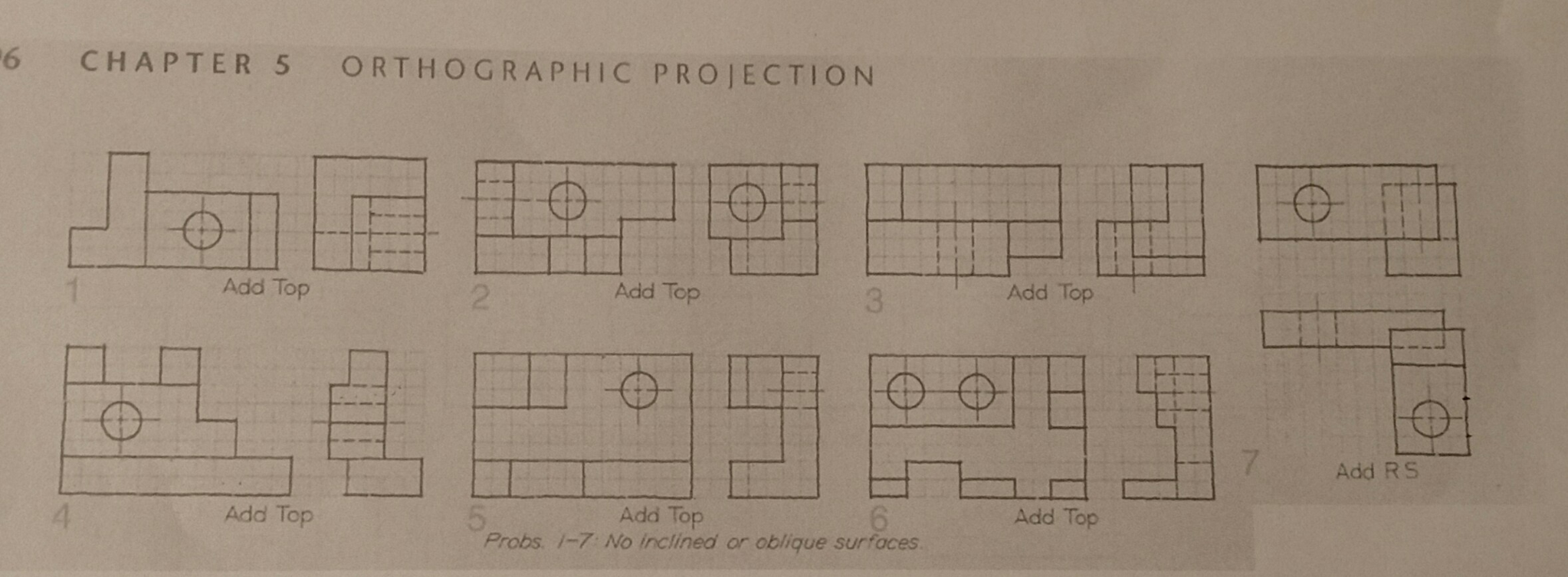 Solved Can Someone Help Me Complete The Missing Orthographic Chegg