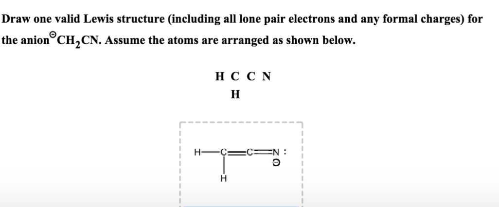 Ch2cn Lewis Structure