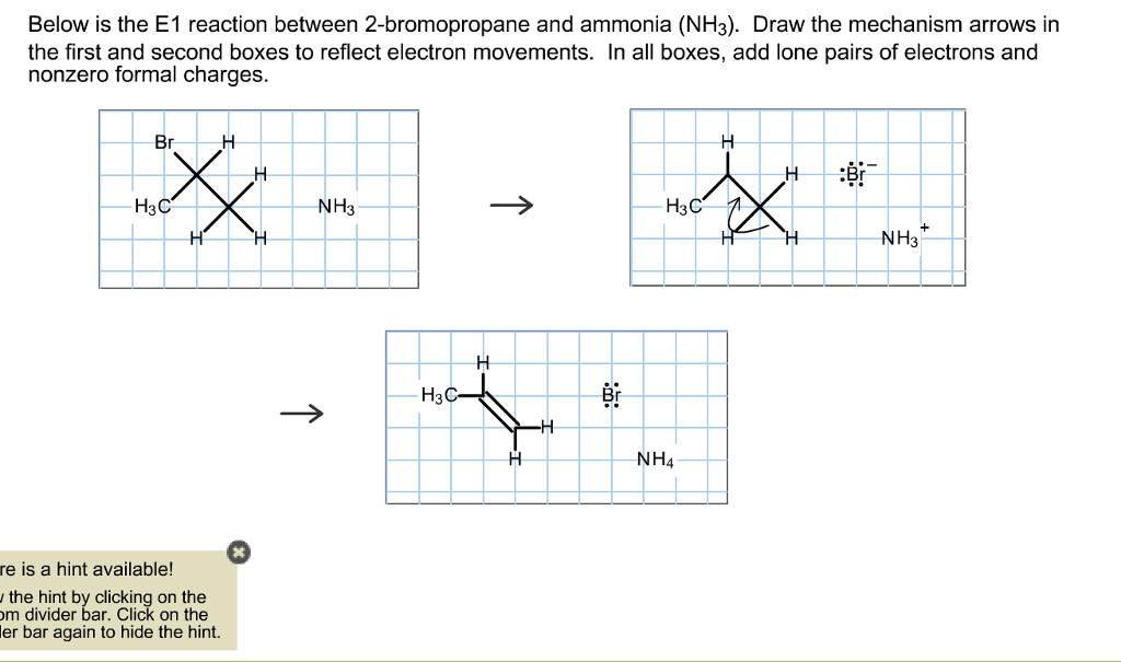 Solved Below Is The E Reaction Between Bromopropane And Chegg