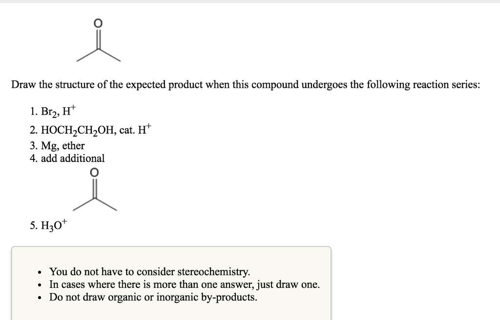 Solved Propose A Structural Formula For The Acetal Formed Chegg