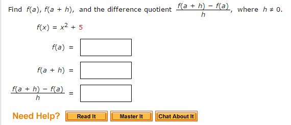 solved-find-f-a-f-a-h-and-the-difference-quotient-f-chegg