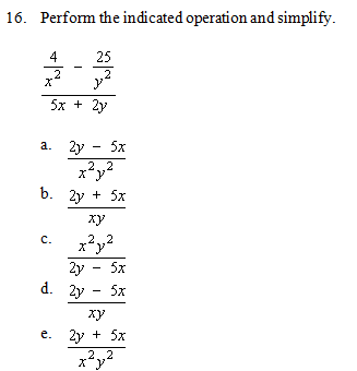 Solved Perform The Indicated Operation And Simplify 4 X 2 Chegg