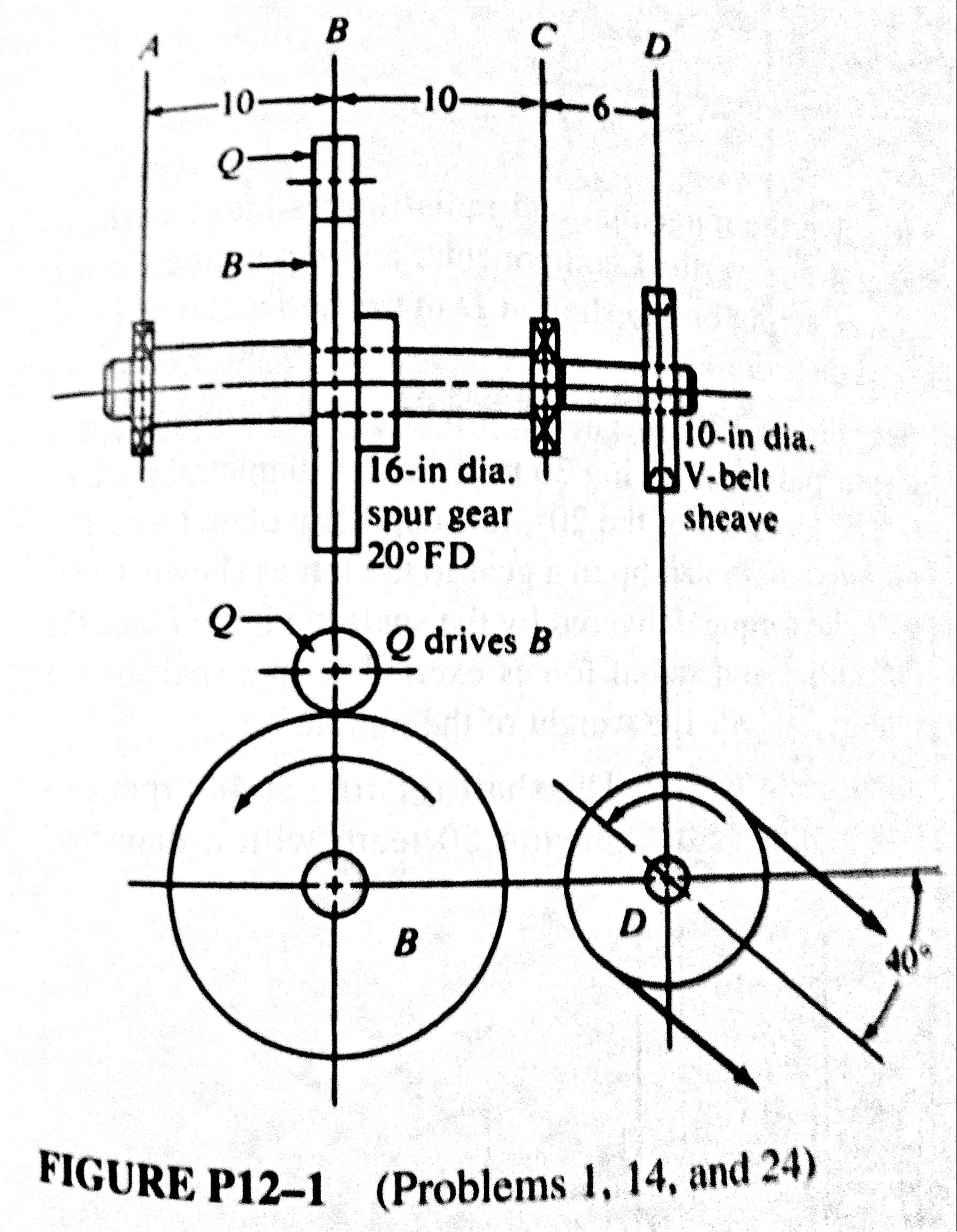 Solved See Figure P The Shaft Rotating At Rpm Chegg