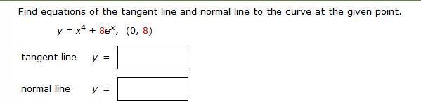 Solved Find Equations Of The Tangent Line And Normal Line To Chegg