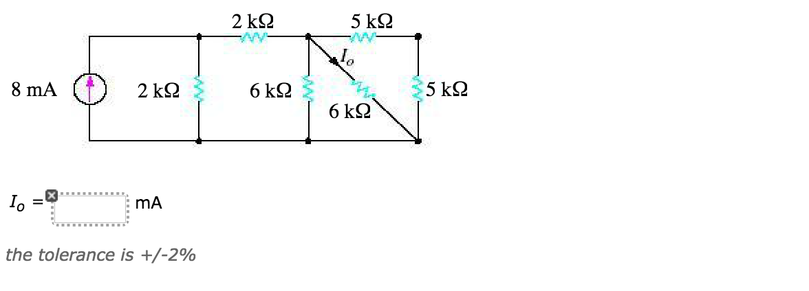 Solved Find Io In The Network In The Figure Below Using Chegg