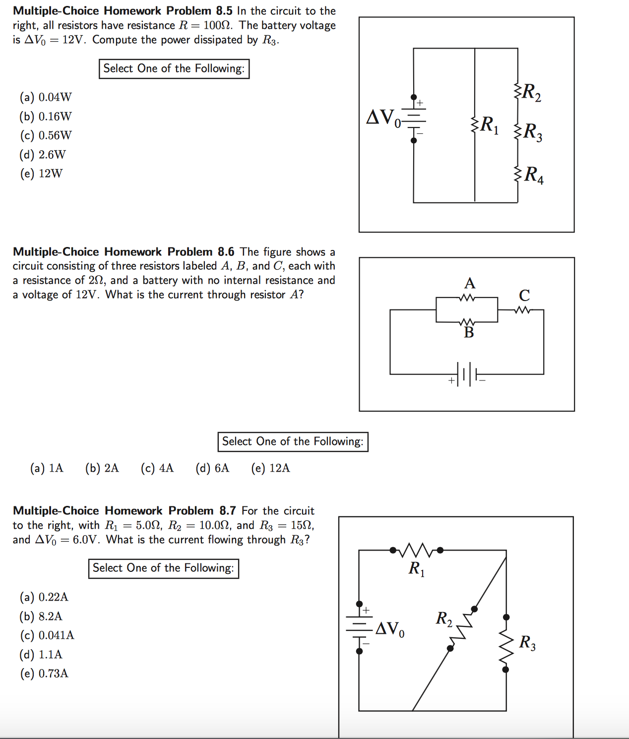 Solved In The Circuit To The Right All Resistors Have Chegg