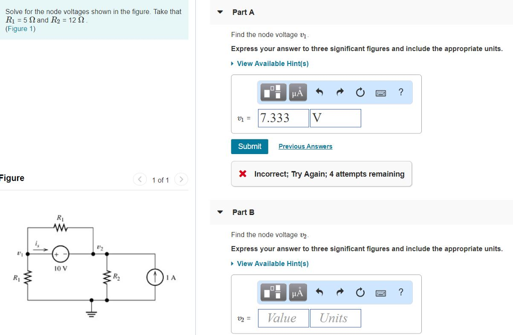 Solved Solve For The Node Voltages Shown In The Figure Take Chegg