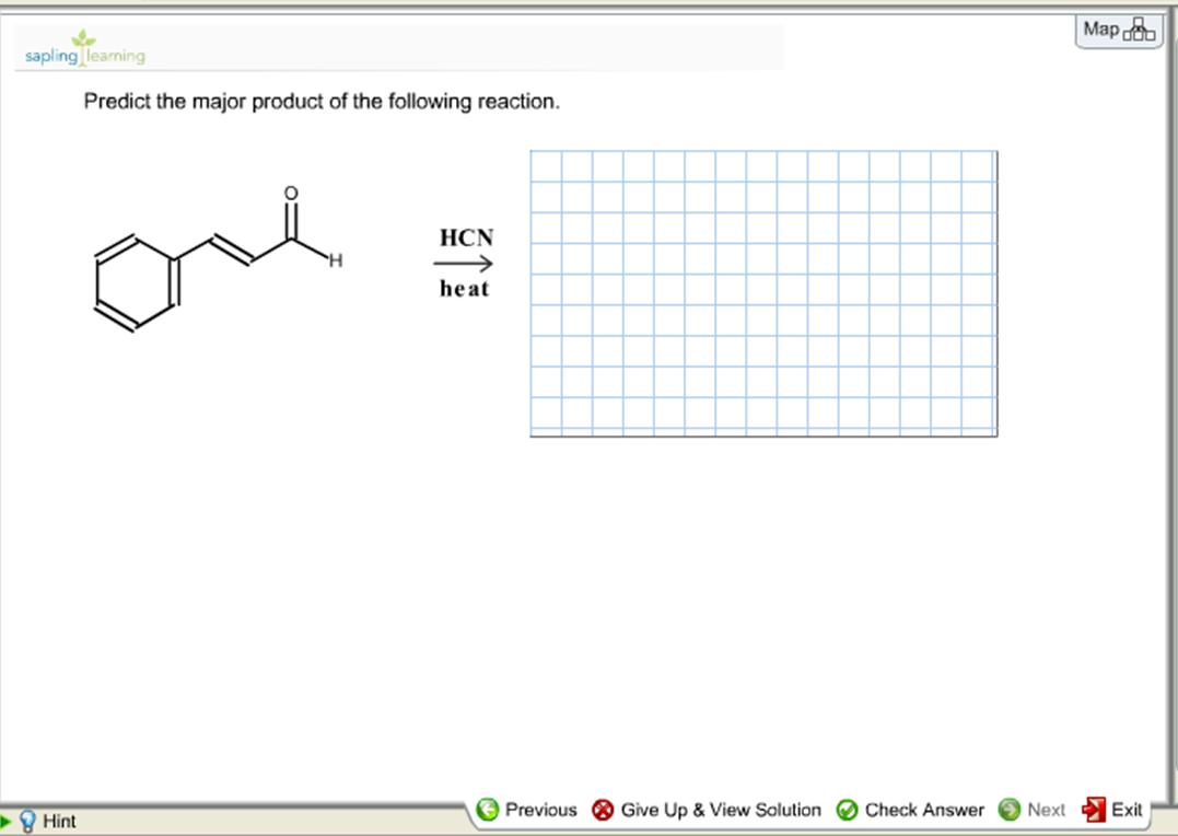 Solved Predict The Major Product Of The Following Reaction.