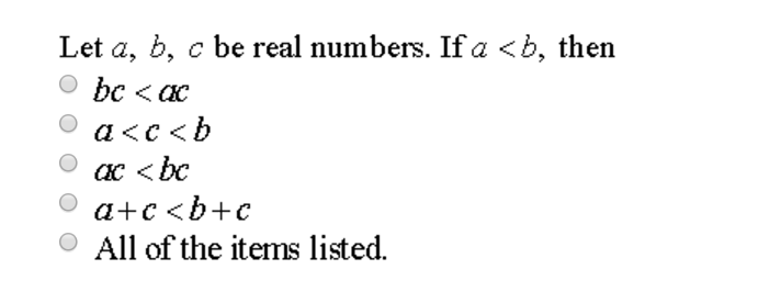 Solved Let A B C Be Real Numbers If A