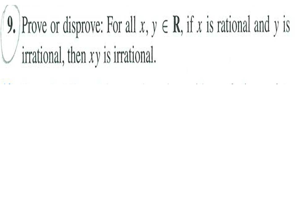 Solved Prove Or Disprove For All X Y R If X Is Rational Chegg