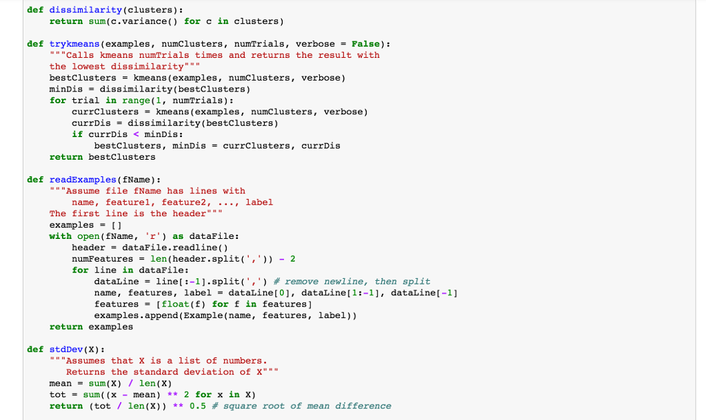 Here Is The Python Code For K Means Clustering From Chegg Hot Sex Picture 0886