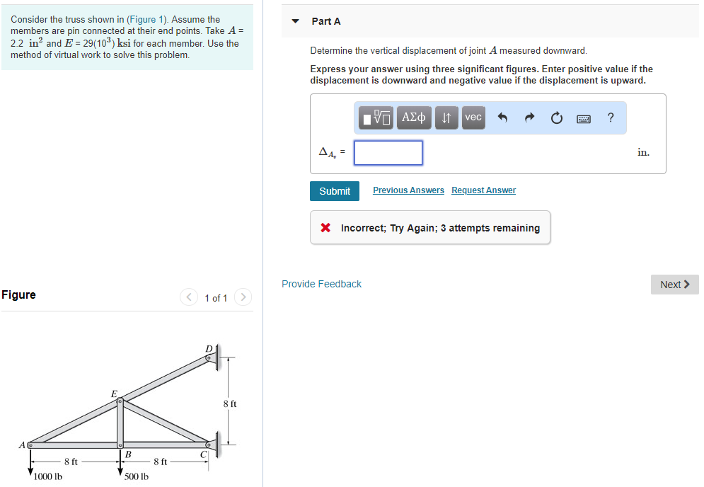 Solved Consider The Truss Shown In Figure Assume The Chegg