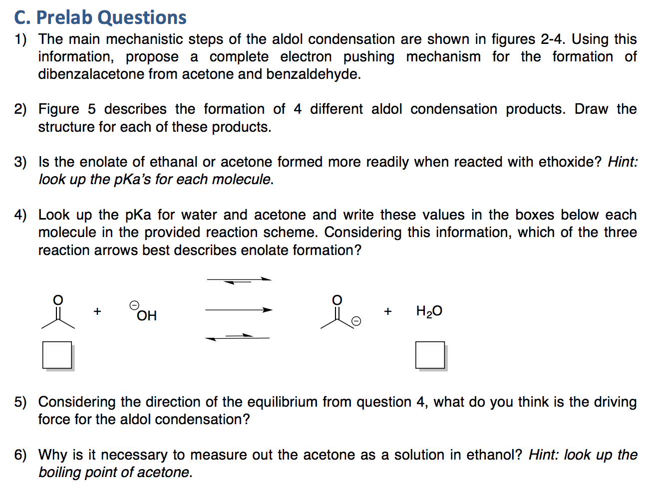 Solved The main mechanistic steps of the aldol condensation | Chegg.com