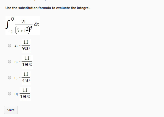 Solved Use The Substitution Formula To Evaluate The Chegg