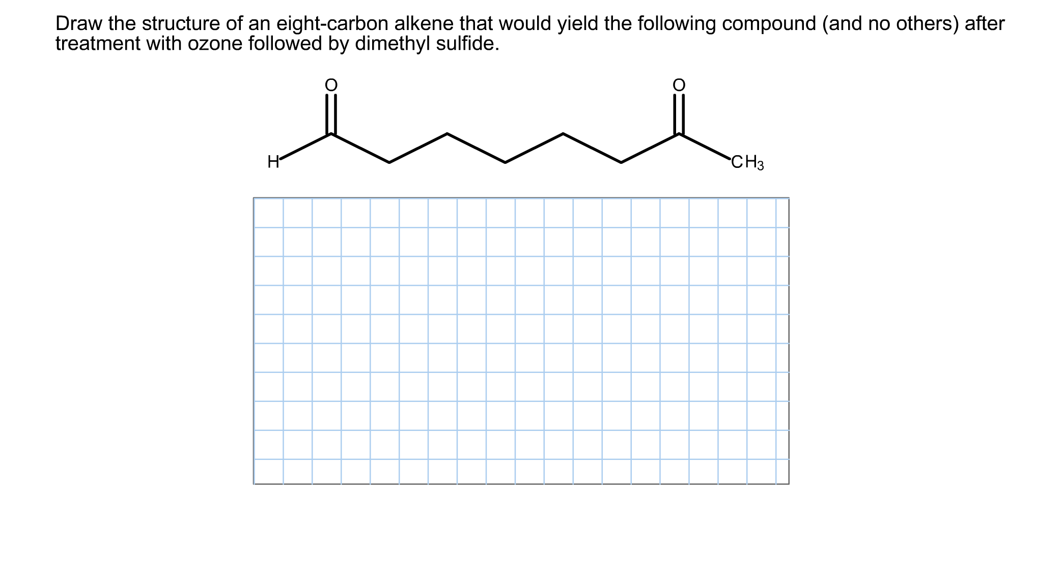 Solved Draw The Structure Of An Eightcarbon Alkene That