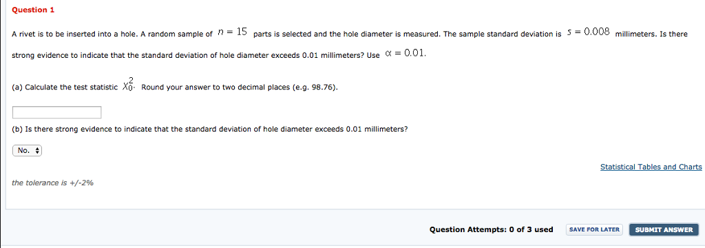 Solved Question A Rivet Is To Be Inserted Into A Hole A Chegg