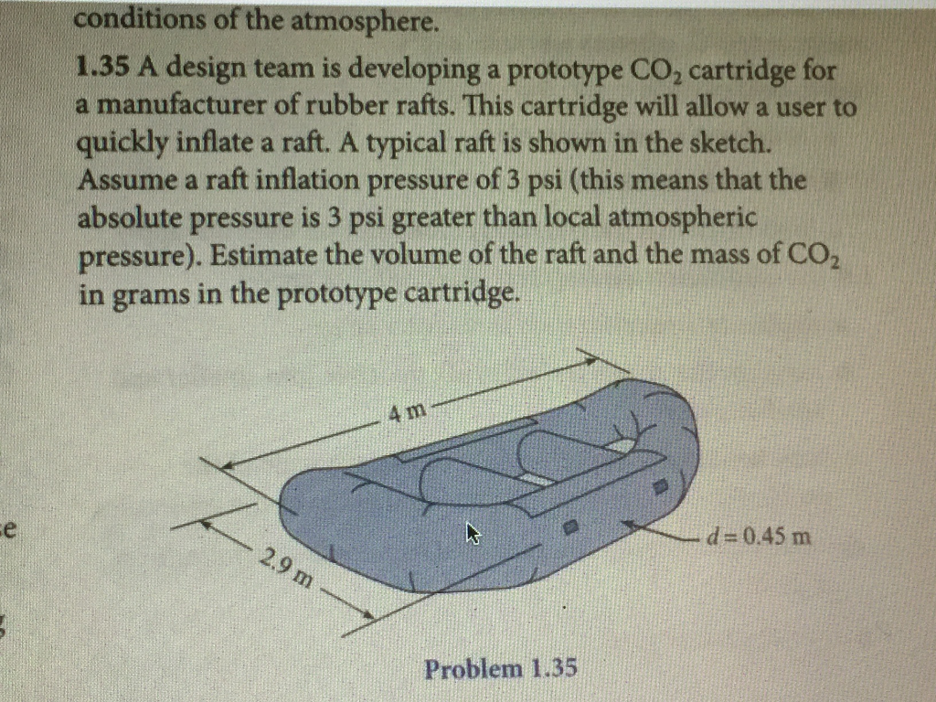 Solved A Design Team Is Developing A Prototype CO 2 Chegg