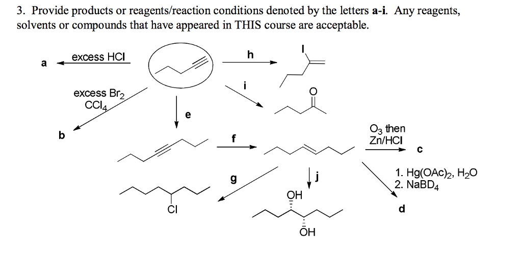 Solved Provide Products Or Reagents Reaction Conditions Chegg