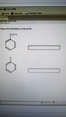 Solved Name The Following Compounds Chegg