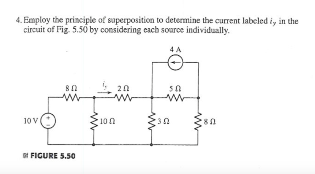 Solved 4 Employ The Principle Of Superposition To Determine Chegg