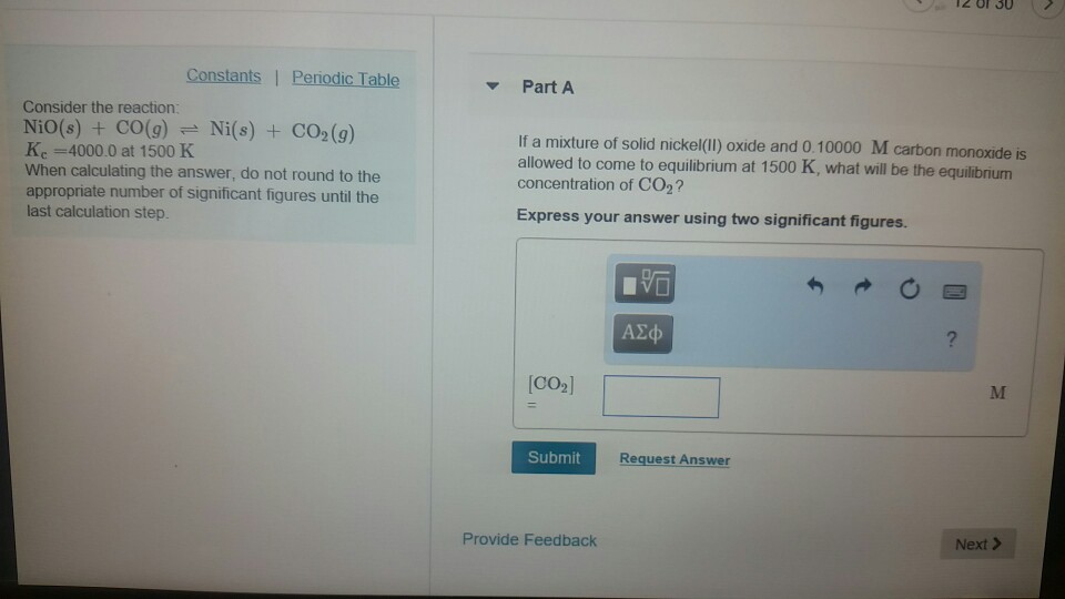 Solved Constants I Periodic Table Part A Consider The Chegg