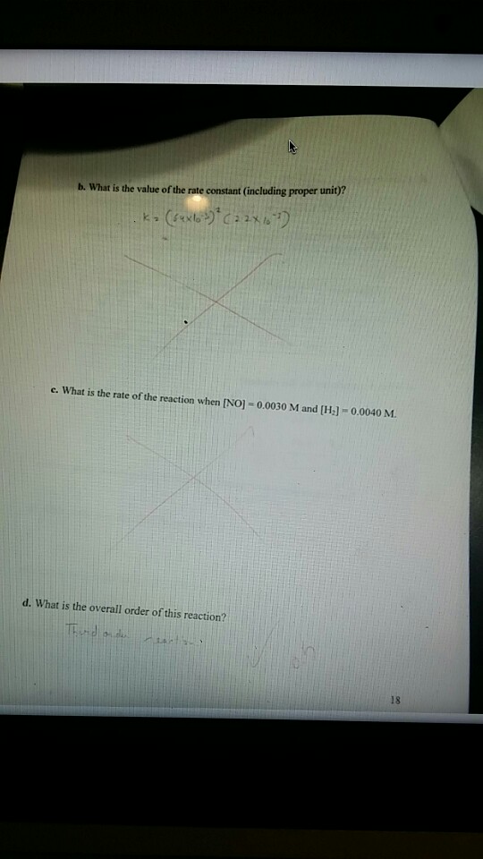 Solved 40 Consider The Reaction Below Hetween Nitric Oxide Chegg