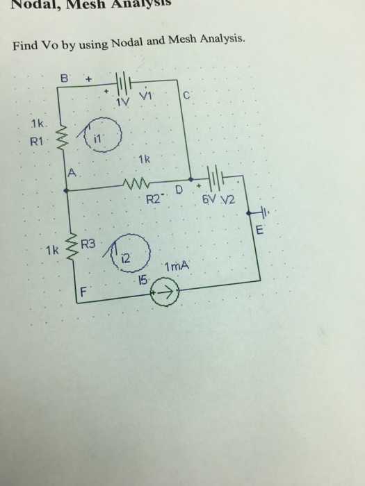 Solved Find V By Using Nodal And Mesh Analysis Chegg