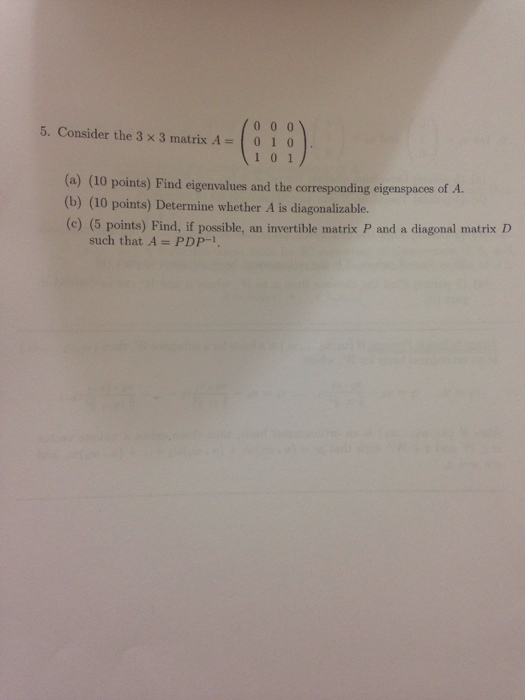 Solved Consider The X Matrix A Chegg