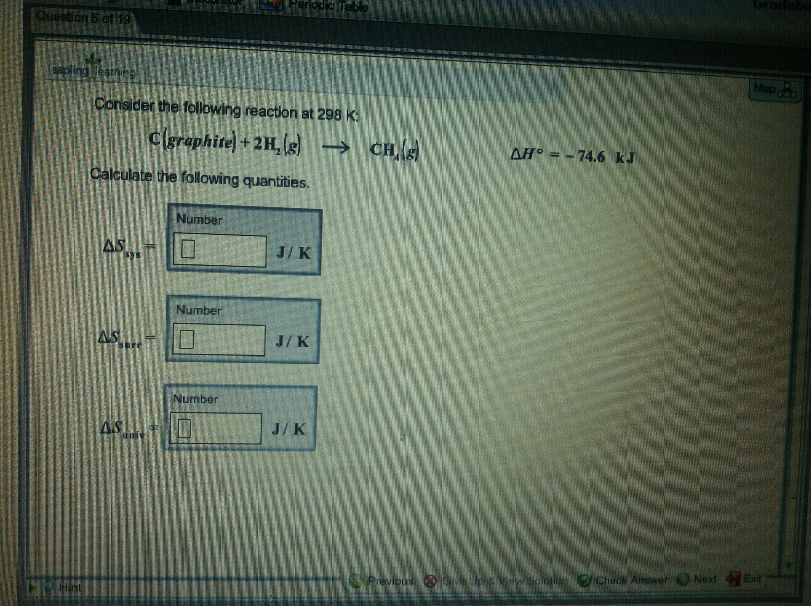 Solved Consider The Following Reaction At K Calculate Chegg